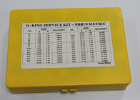 5A bộ dụng cụ O Ring màu vàng 382pcs, Metric O Nhẫn chống ăn mòn Nhiệt độ thấp