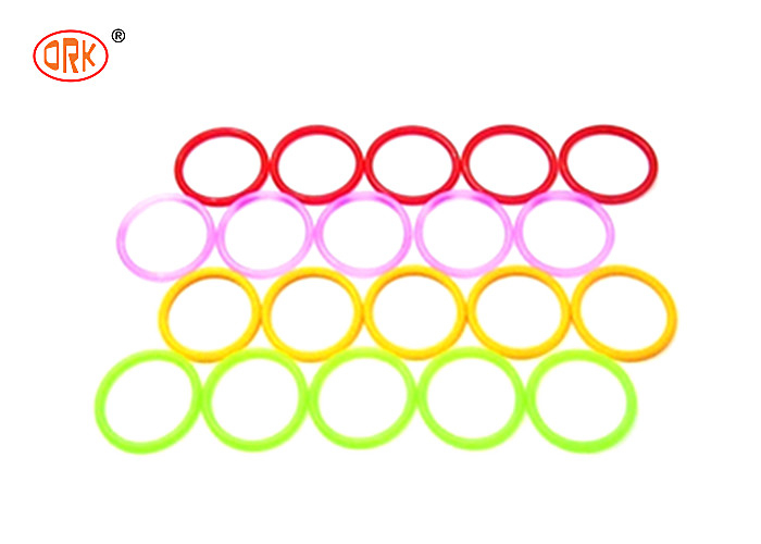 Thực phẩm Cấp độ mờ Silicone O Nhẫn sạch Mang đầy màu sắc