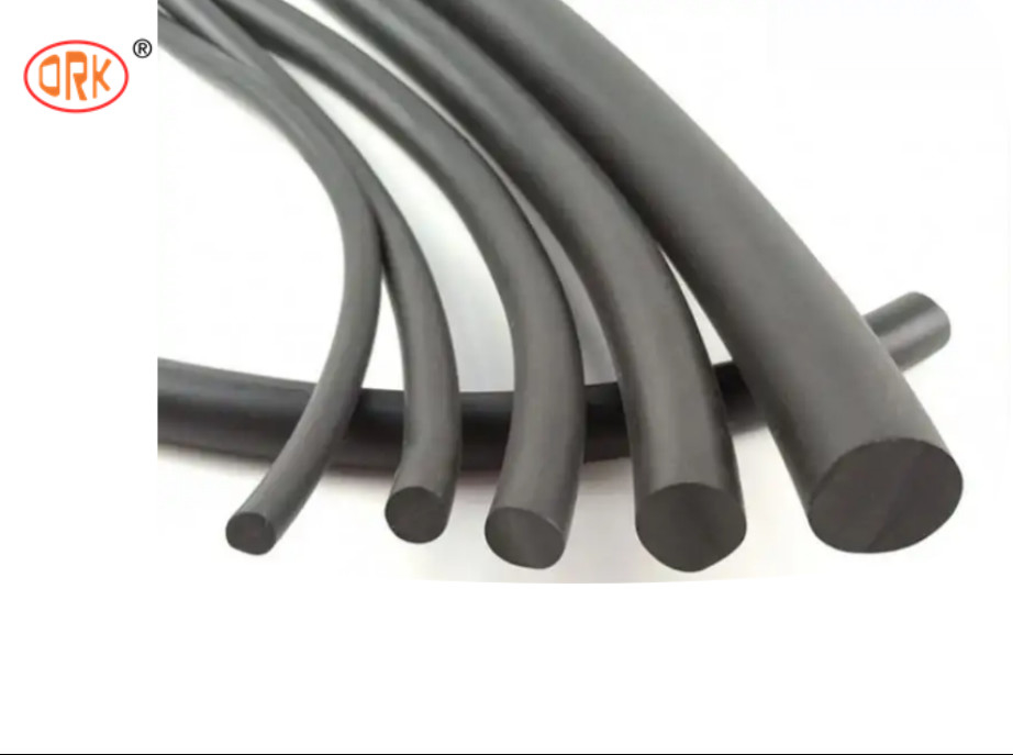 Hồ sơ ép đùn rắn EPDM màu đen Dải cao su Khả năng chống nước tuyệt vời Dây vòng chữ O