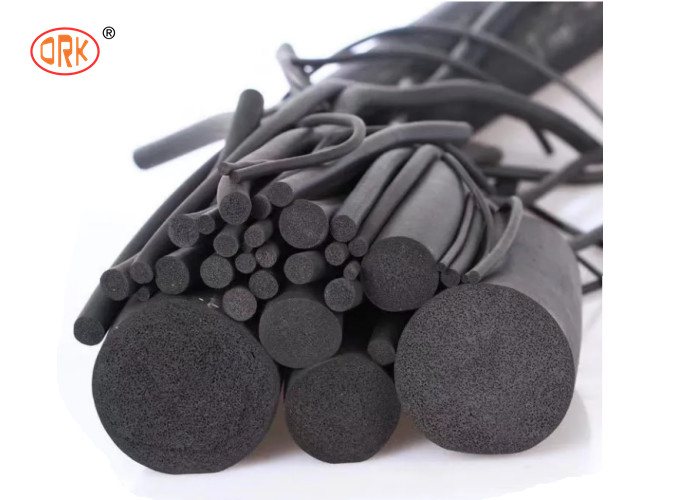 Nhà sản xuất Đen EPDM Xốp cao su bọt silicone Sponge Strips O Ring Cordon cao su