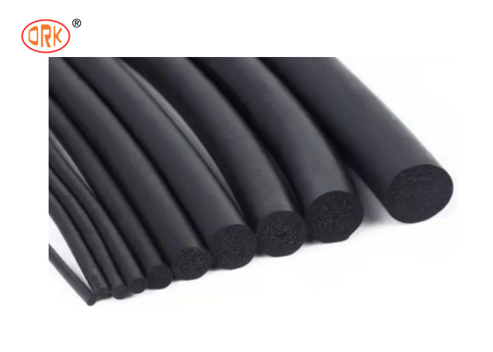 Red Silicone ép đùn Dải cao su bọt biển O Ring Seal Cord