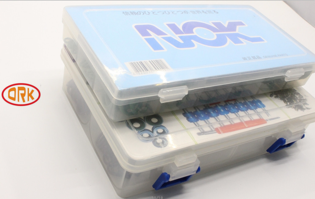 ORK 5A 240 Pcs Nitrile Cao su O Ring Kits Đối với máy nén khí điều hòa