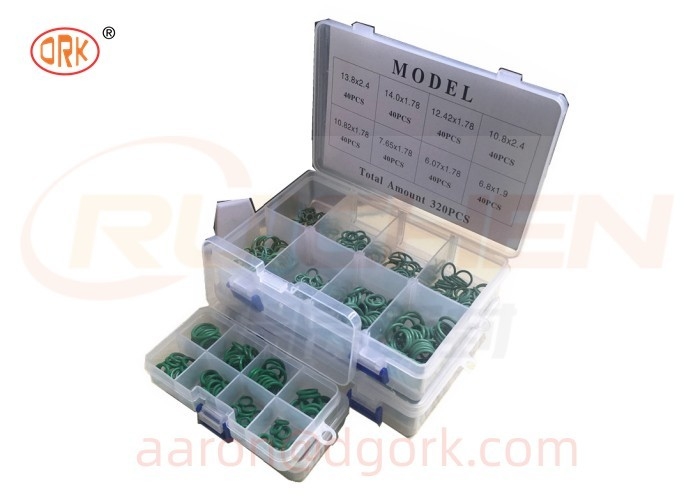ORK 5A 240 Pcs Nitrile Cao su O Ring Kits Đối với máy nén khí điều hòa