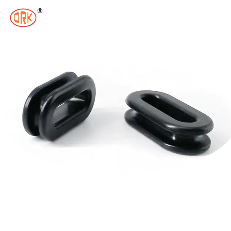 Công nghiệp lớp silicone cao su Grommets với sức mạnh kéo bảo vệ dây tùy chỉnh cáp điện bảo vệ
