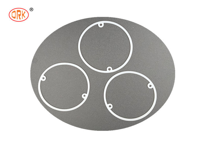 Bạch cao su không cháy silicone phẳng áp suất cao O vòng niêm phong tùy chỉnh kích thước
