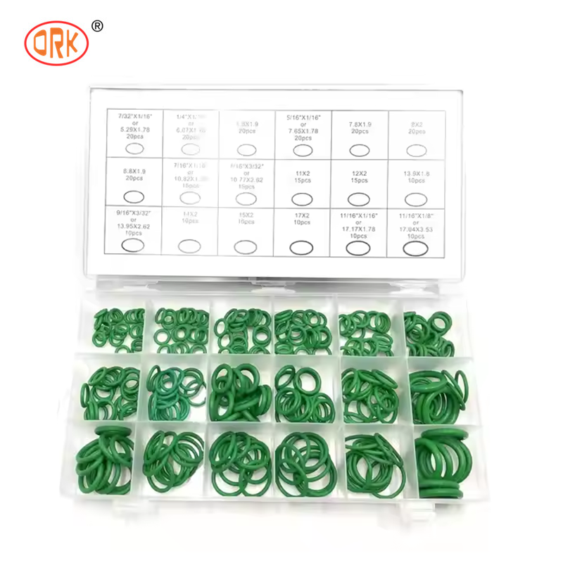 NBR Nitrile O Ring Kit, Bộ O-Ring cao su đa vật liệu, Nhẫn niêm phong chống rò rỉ, Thích hợp cho ô tô, máy đào, bảo trì đường ống