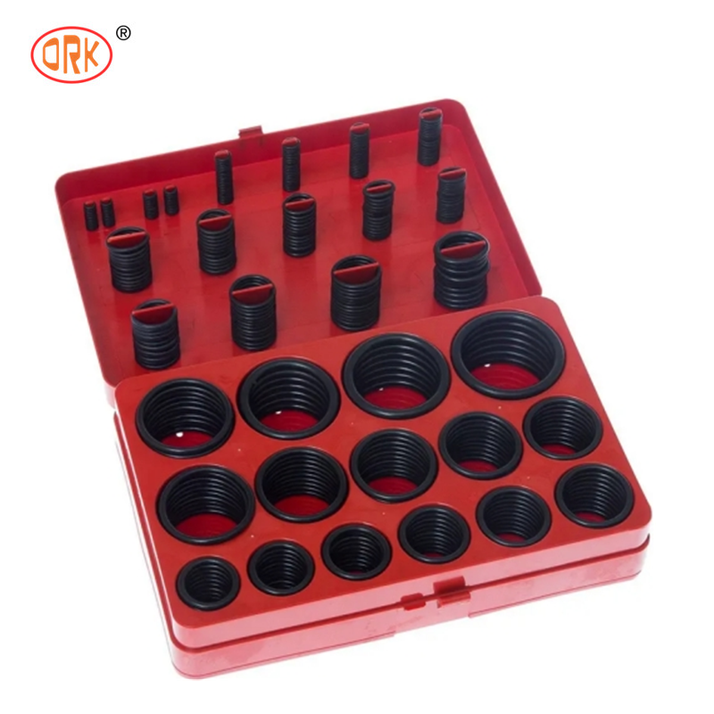 Industrial Rubber O Ring Assortment Kit, Various Sizes & Rubber Materials, Heat Resistant Sealing O-Ring Set for Plumbing, Hydraulic System Maintenance