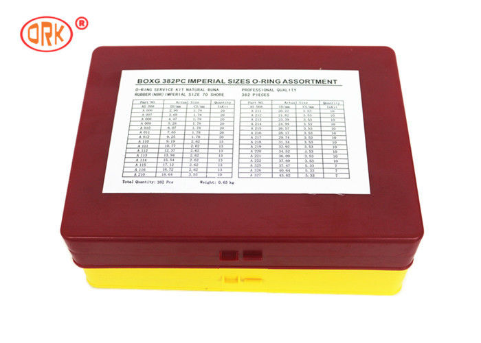 Hộp đựng nhẫn O bền - G AS568 Tiêu chuẩn 30 Kích thước 382 Pieces NBR 70 Đen